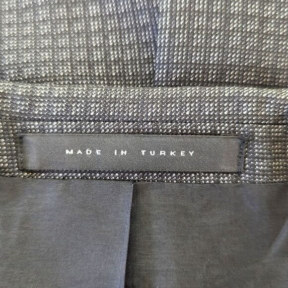 Boss by Hugo Boss Wool Sports Coat Jacket Blazer Academia Minimalist Preppy 46R - Picture 8 of 10